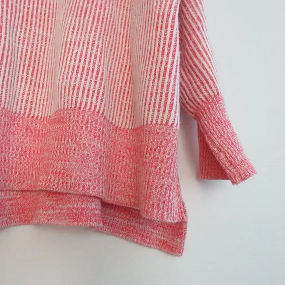 SOFT SURROUNDINGS Ribbed Funnel Neck Oversized Drop Shoulder Sweater - Size 2X - Picture 10 of 15